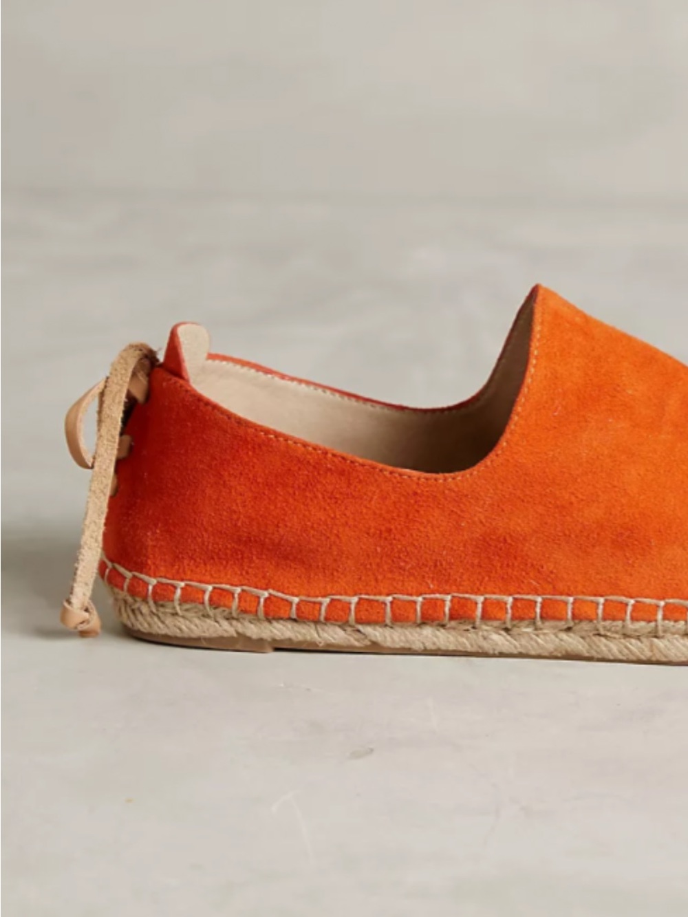 House of Harlow Burnt Orange Suede Slip-On Espadrilles - Picture 3 of 10